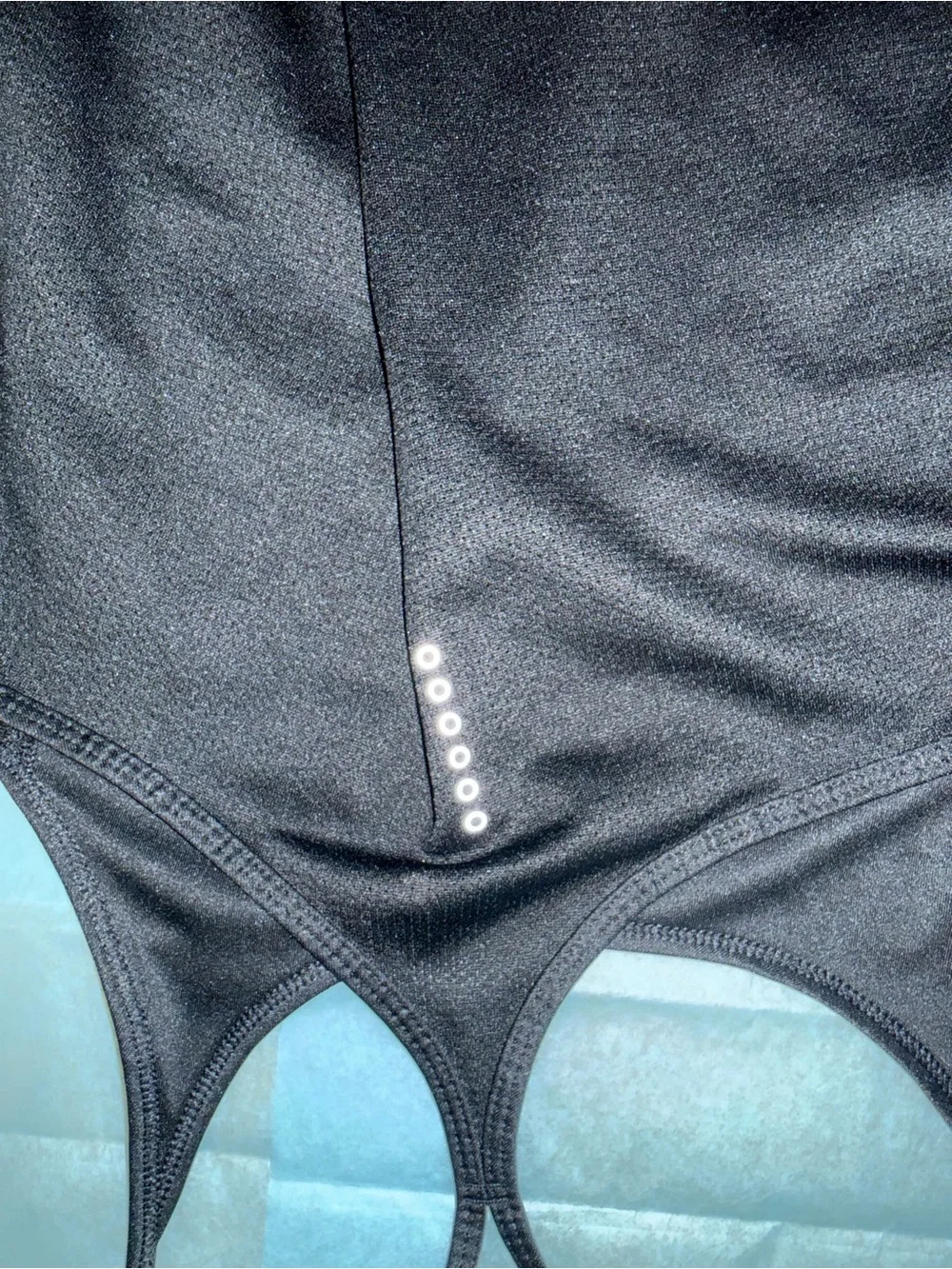Nike Black Performance Spaghetti-Strap Tank with White Swoosh